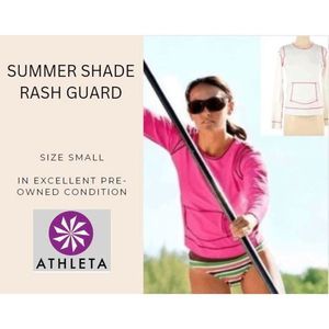 Athleta Summer Shade Rash Guard Size Small EUC